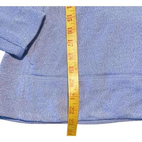 Dunning  Heather Purple Pullover Hoodie Half-Zip Embroidered Golfer Logo  Size M - Picture 7 of 8